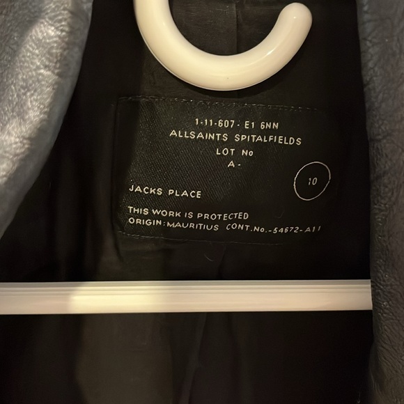 AllSaints Leather Jacket - Picture 2 of 4
